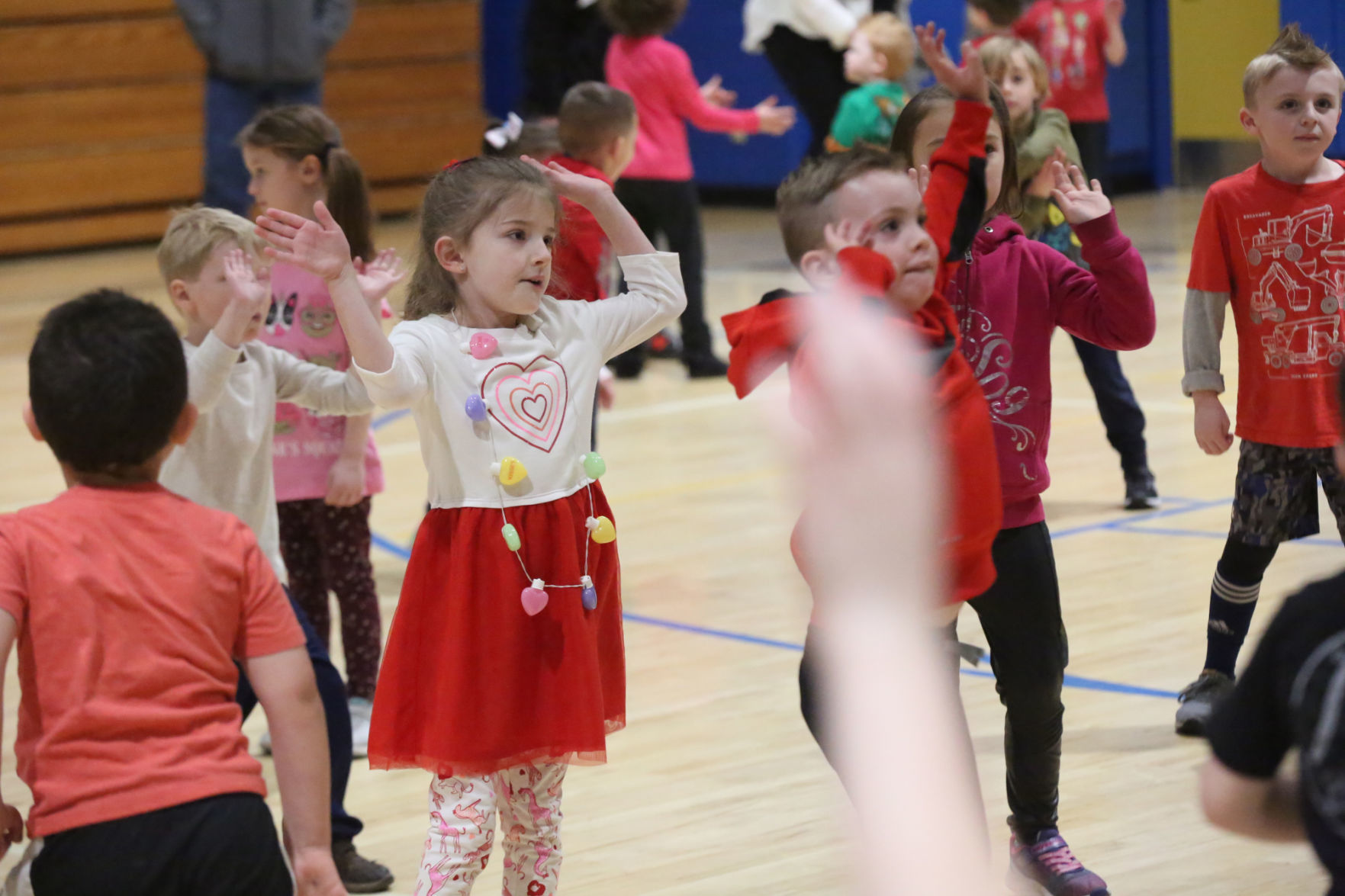Marsh School dance and jump rope contest